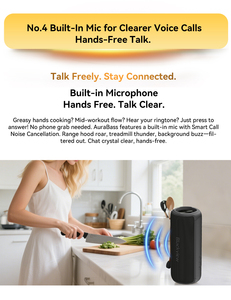 Altavoces Blackview Aurabass 3 BT5.3, 3600mAh, IPX7, Resistentes al Agua, RGB, con Ritmo Musical - Product Image 6