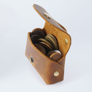 <b>Creative</b> Embossed Genuine Leather Coin Purse Mini Modern Wallet for Men Women Welcome <b>Gifts</b> Portable Promotional Data Cable - Product Image 4
