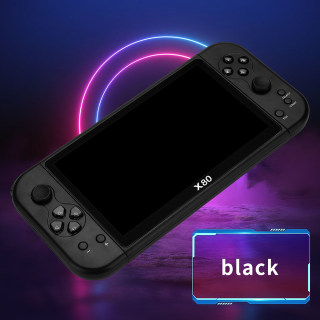 X80 Gaming Console Handheld Game Player Handheld Retro Game Console Portable Game Console Retro Mini Gaming Retro