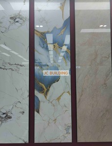 Baldosas de Porcelana con Aspecto de Mármol Chino Azul, Blanco y Dorado <span class=keywords><strong>para</strong></span> Revestimiento Exterior e Interior 60x120 75x150 80x80, Pared de Lujo - Product Image 4