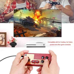 Chơi Game Phím Điều Khiển Có Dây 8 Bit TV Màu Đỏ Và Trắng Máy Máy Nghe Nhạc Video Game Xử Lý Gampad Điều Khiển Cho Coolboy Đối Với SUBOR cho NES - Product Image 6