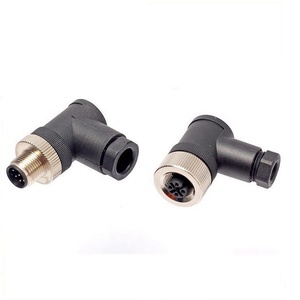 IP67 Waterproof M12 Male Female Right Angle <strong>Assembly</strong> Plastic Plug Connector 3/4/5/8/12 Pin A/B/<strong>C</strong>/D <strong>Coding</strong> Copper Contact - Product Image 3
