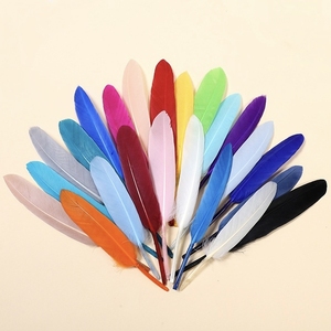 Plumes d'oie blanches naturelles brutes de 10-15 cm (4-6 pouces) – Lot de 100 pour DIY, chapeaux, cadeaux <span class=keywords><strong>et</strong></span> emballages – Vente en gros - Product Image 5