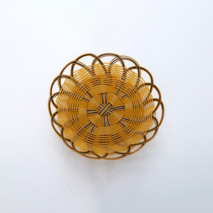 Cesta Redonda de Plástico Tejido PP Ecológica para Frutas, Verduras y Aperitivos - Product Image 1