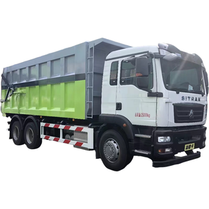 Truk Dump Howo Truk Tipper Shacman 8x4 Roda Penggerak 400HP Bahan Bakar Diesel Standar Emisi Euro 3 Transmisi Manual Kiri - Product Image 1