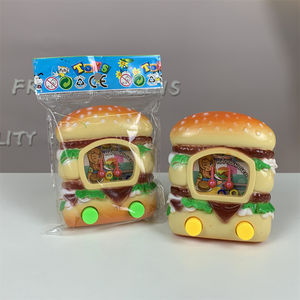 Ventes directes d'usine enfants <span class=keywords><strong>passe</strong></span>-<span class=keywords><strong>temps</strong></span> classique jouet drô<span class=keywords><strong>le</strong></span> Hamburger forme en plastique Console de poche anneau lancer jeu d'eau - Product Image 6