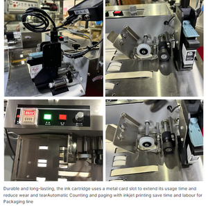 380FBD-2 Automatique USB Texte Symboles QR Codes Barres Images Production Date Codage Machine - Product Image 2