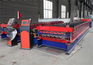 Hot Bán Chất Lượng Tấm Thép Tấm Roof Tấm Máy Làm Gạch Hình Thành Máy Với Hộp Số Màu Gạch Thép - Product Image 5