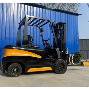 Spedizione gratuita 1.5Ton 2Ton 2.5Ton 3Ton 5Ton CE magazzino interno batteria al litio 4 ruote carrello elevatore elettrico - Product Image 4