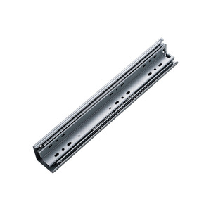 Rail coulissant en forme de L robuste Glissière de <span class=keywords><strong>tiroir</strong></span> Rail de guidage à billes en acier à trois sections Rail de rail monté au fond à angle droit - Product Image 5