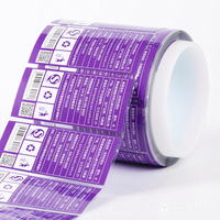 Autocollants en papier adhésif personnalisés, résistants à l'eau, à l'huile et aux UV, avec logo imprimé, services d'impression de conception d'étiquettes de marque de mode