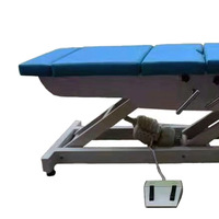 Table de chiropratique électrique à commande au pied, 4 sections, best-seller, pour les cliniques de physiothérapie