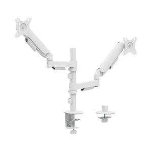 מעמד זרוע כפול למסך עם קפיץ מכני LDT97-C024PE, עשוי פלדה, לתלייה על שולחן, תואם VESA, מתאים למסכים בגודל 17 עד 32 אינץ'. - Product Image 6