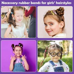 TK Explosions Promotional Gift Set 36-grid Children's Hair <b>Ring</b> Pointed Tail Comb Pull Hair Needle Set <b>Cartoon</b> Color Boxed - Product Image 5