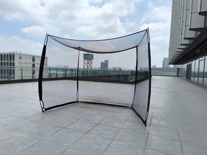 Cage <span class=keywords><strong>de</strong></span> frappe <span class=keywords><strong>de</strong></span> <span class=keywords><strong>filet</strong></span> <span class=keywords><strong>de</strong></span> <span class=keywords><strong>pratique</strong></span> <span class=keywords><strong>de</strong></span> <span class=keywords><strong>golf</strong></span> classique <span class=keywords><strong>de</strong></span> 10x8 pieds pliable avec écran d'impact - Product Image 3