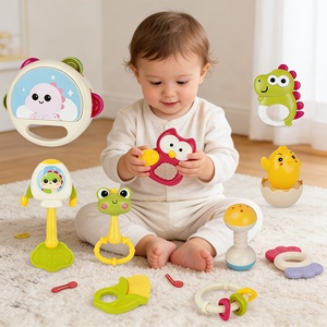 Juguetes Educativos BaoHan, Sonajero y Campana de Silicona Suave, Set de Regalo para Bebés de 0 a 12 Meses, Juguete Musical para Niños - Product Image 4
