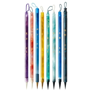 Pincel de Caligrafía de Pelo de Cabra y Lobo de Alta Calidad, Diseño Elegante para Escritura Regular Pequeña y Pintura de Líneas Finas - Product Image 5