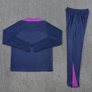 Conjunto de Entrenamiento de Manga Larga Otoño Invierno 25/26, Camiseta del Barcelona, Uniforme de Competición de Clubes Europeos Transpirable, Ropa de Fútbol - Product Image 3