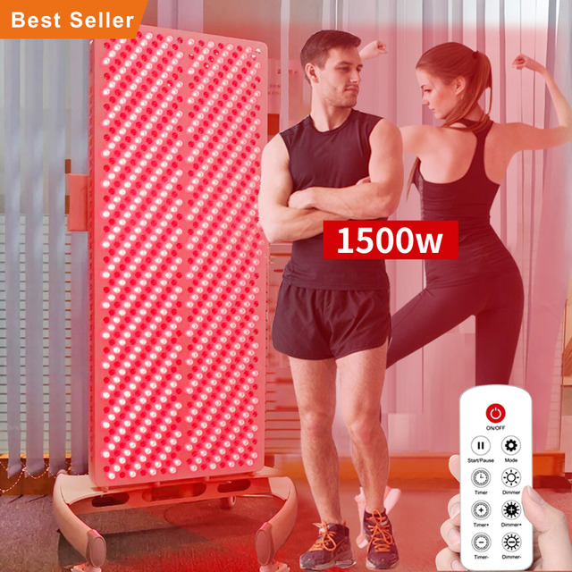 3000w 1500w Red Light Therapy Panel 650nm 660 850nm Body Dual Chip Full Body PDT Red Light Therapy Panel With Stand