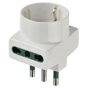S17อะแดปเตอร์อเนกประสงค์2P17 11 P30อะแดปเตอร์ซ็อกเก็ตปลั๊กสีขาว - Product Image 1