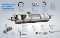 ME555982 Euro 5 500 DPF Filtre à particules d'échappement diesel Assy DOC + DPF E0A40 Filtre à suie Nouvel état Core Engine Inclus