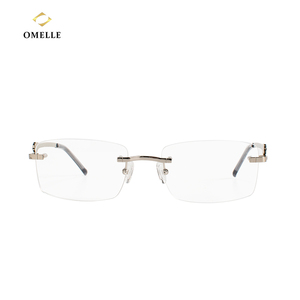 Montature per Occhiali Senza Bordi Semplici in Bulk - Design Unisex con Aste in Metallo e Costruzione Senza Telaio con Lenti Dimostrative - Product Image 4