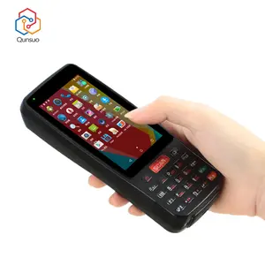 Leitor de código de barras robusto portátil industrial 4G LTE barato PDA terminal de coleta de dados móvel Rfid NFC Android Leitor de código de barras