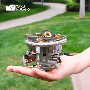 Taku Murano Portable Camping <b>Stove</b> Windproof Gas Burner Outdoor Cooking Equipment Folding <b>Stove</b> for High Altitude Use - Product Image 1