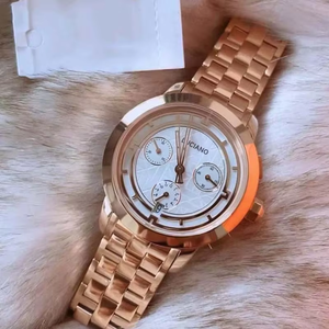 Reloj de Lujo para Hombre <span class=keywords><strong>LUCIANO</strong></span> VV090, Diseño Nuevo 2025, Cristal de Zafiro, Cuarzo, Acero Inoxidable Dorado, Logotipo Personalizado, Alta Calidad - Product Image 3