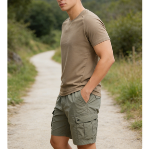 Men's Team Wear Sporty 100% Polyester Quick Dry Blank Running Pickleball Tennis <strong>T</strong>-<strong>Shirt</strong> O-Neck Collar for Gym Marathon - Product Image 2