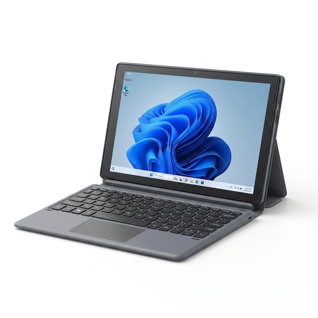 New Intel 10 Inch Wi-Fi Laptop PC 2 in 1 Tablet 8GB 128GB Windows 11 Touch Screen Laptop Tablet with Keyboard Stand