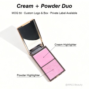 Palette de Maquillage 2-en-1 Effet Lumière Minérale Crème & Poudre, Formule Végétalienne Longue Durée, Logo Personnalisé, Faible MOQ - Product Image 4