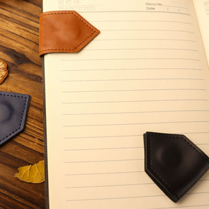 Đơn Giản Mini Tam Giác Trống Từ Bookmark Xách Tay PU Da Từ Bookmark Tiền Clip Ví - Product Image 3