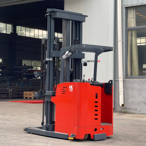 Hete Verkoop China Heftruck Elektrische China Hot Verkoop Nieuwe Stand-On Vna Heftruck Smalle Gangpad Drieweg Stapelaar Truck - Product Image 1