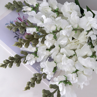 Bunga Delphinium Sutra Buatan Realistis Tangkai Panjang, Bunga Rumput Ikan Mas Sutra, Dekorasi Rumah Pernikahan, Snapdragons Besar