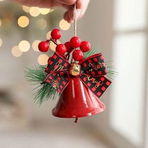 Wholesale Handmade Christmas Bell Ornaments Red Bow DIY Hanging <b>Decor</b>, Custom Holiday Craft Kits for Retailers - Product Image 3