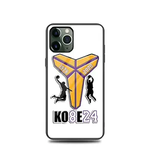 New NBA Kobe Bryant iPhone 13 mobile phone case Lakers 12pro max glass protective case 11 suitable
