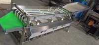 Elektrische motor multifunctionele tomaten aardappel ui mango appel sinaasappel formaat optische sorteer- en sorteermachine fruit groente 304