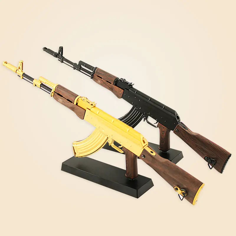 Hot Sale Ak47 Afneembaar Metalen Pistool Model Ak47 Gun Metalen Speelgoed Pistool Model Wapen