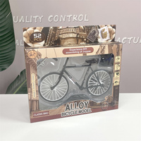 Vélo miniature rétro en alliage à assembler soi-même pour enfants, prix de gros, vente directe