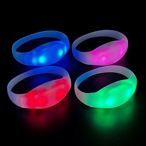 Pulsera Luminosa con Logotipo Personalizado para Conciertos, 4 Lámparas LED, Control por Radiofrecuencia, 800 Metros de Alcance - Product Image 1