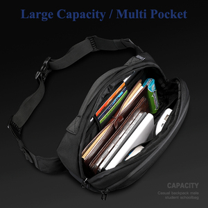 Ozuko 9551 Gürtel tasche für Männer Umhängetasche für Workout Wandern Reisen Laufen Skifahren Mode Wasserdichte Umhängetasche - Product Image 5