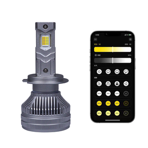 Công suất cao 3 màu Led Đèn Pha H8 H11 ứng dụng thông minh kiểm soát 160W 30000 Lumen Led Đèn Pha chuyển đổi <span class=keywords><strong>Kit</strong></span> plug and play - Product Image 1