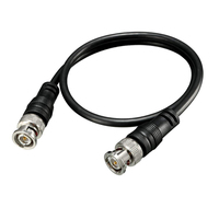 SDI-montaje de cámara de seguridad CCTV, Cable Coaxial de vídeo, alimentación BNC, conector macho a BNC