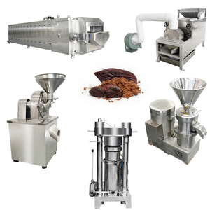 เครื่องทำเหล้าโกโก้ขนาดเล็ก100กก./ชม. เครื่องผลิตผงโกโก้แบบครบชุด - Product Image 1
