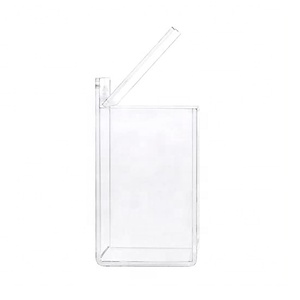 Boîte de rangement murale moderne en acrylique pour <span class=keywords><strong>cuisine</strong></span>, restaurant, laboratoire - Conteneur pour gants, filets à <span class=keywords><strong>cheveux</strong></span>, couvre-chaussures, distributeur - Product Image 3