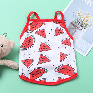 Ropa con estampado de dibujos animados de aguacate para niña y niño, camisa a juego para mascotas, moda barata de lujo, Verano - Product Image 3