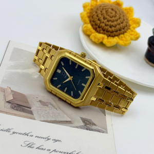 <span class=keywords><strong>Orologio</strong></span> al Quarzo <span class=keywords><strong>Vintage</strong></span> Quadrato NIAICE per Uomo, Stile Semplice e Affascinante, Retrò, Sportivo, con Quadrante in Vetro e Cassa in Lega, Supporto OEM/ODM - Product Image 2