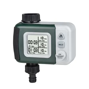 Ningbo Garden Outdoor Lawn Plastic Battery Power Automatic Irrigation Watering Digital Timer Waterproof Water Controller Timer