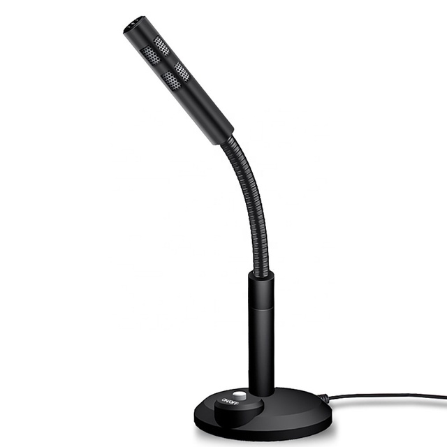 USB Gooseneck Microphone for PC Mini Notebook & Desktop 3.5mm Studio Speech Mic Conference Microphone with 1-Year Warranty